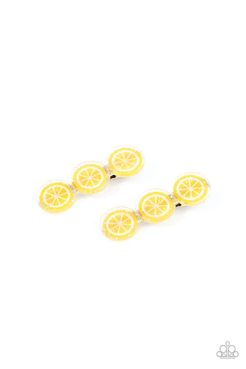 Charismatically Citrus - Hair Accessories - Yellow