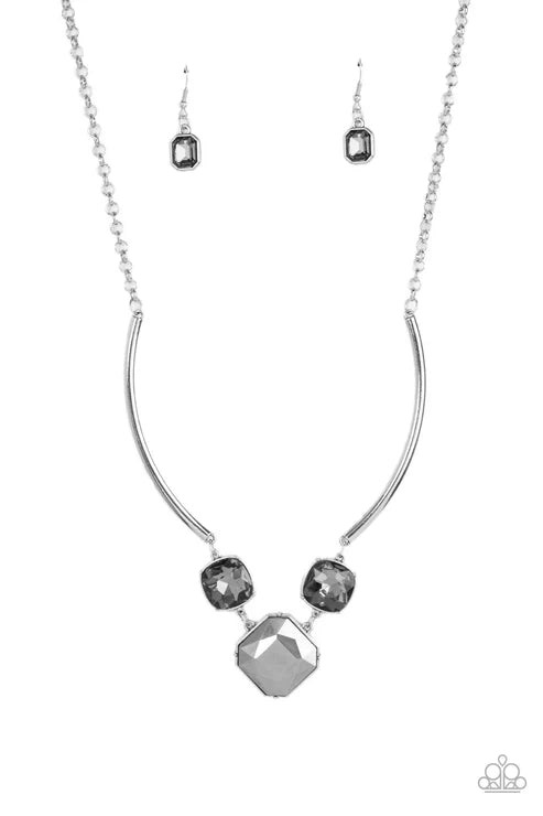 Divine IRIDESCENCE - Smoky - Hematite - Silver