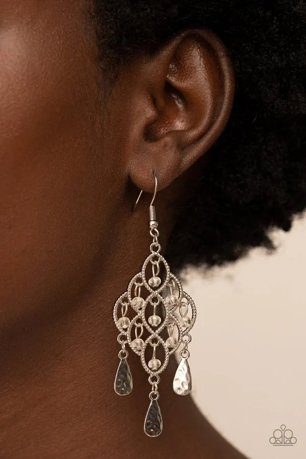 Sentimental Shimmer - Silver - White