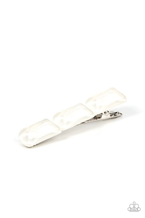 Gemstone Glimmer - Hair Accessories - White