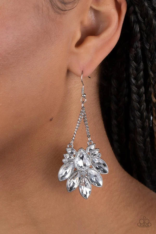 Prismatic Pageantry - Silver - White