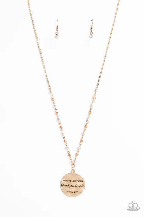 Serving the Lord - Inspirational - Gold