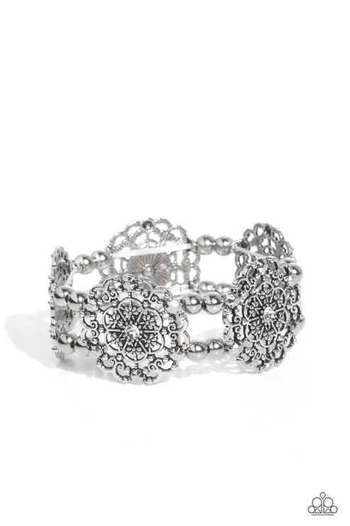 Ornamental Occasion - Silver - White