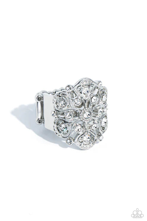 Intricate Influence - Silver - White