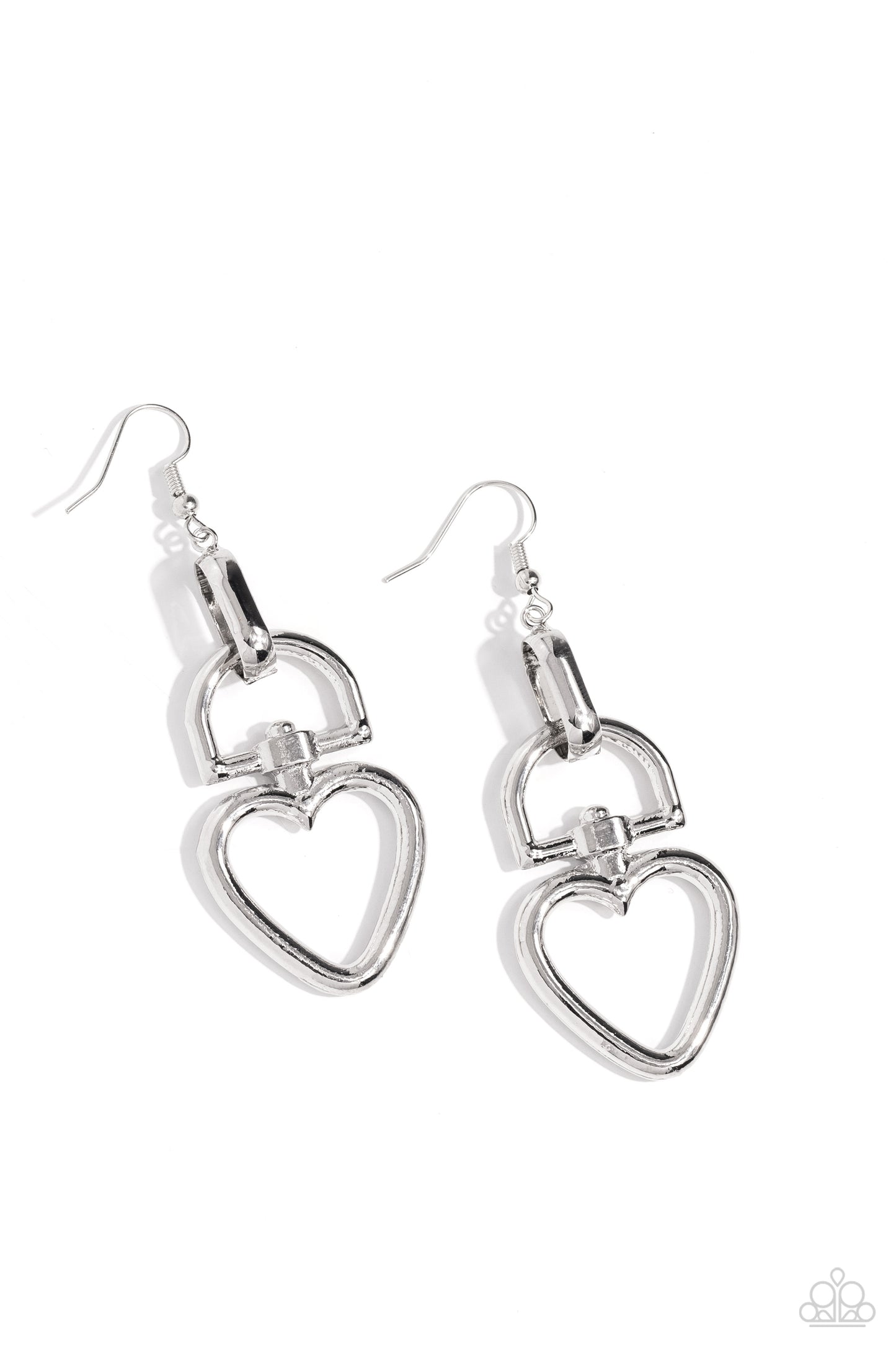 Padlock Your Heart - Hearts - Silver