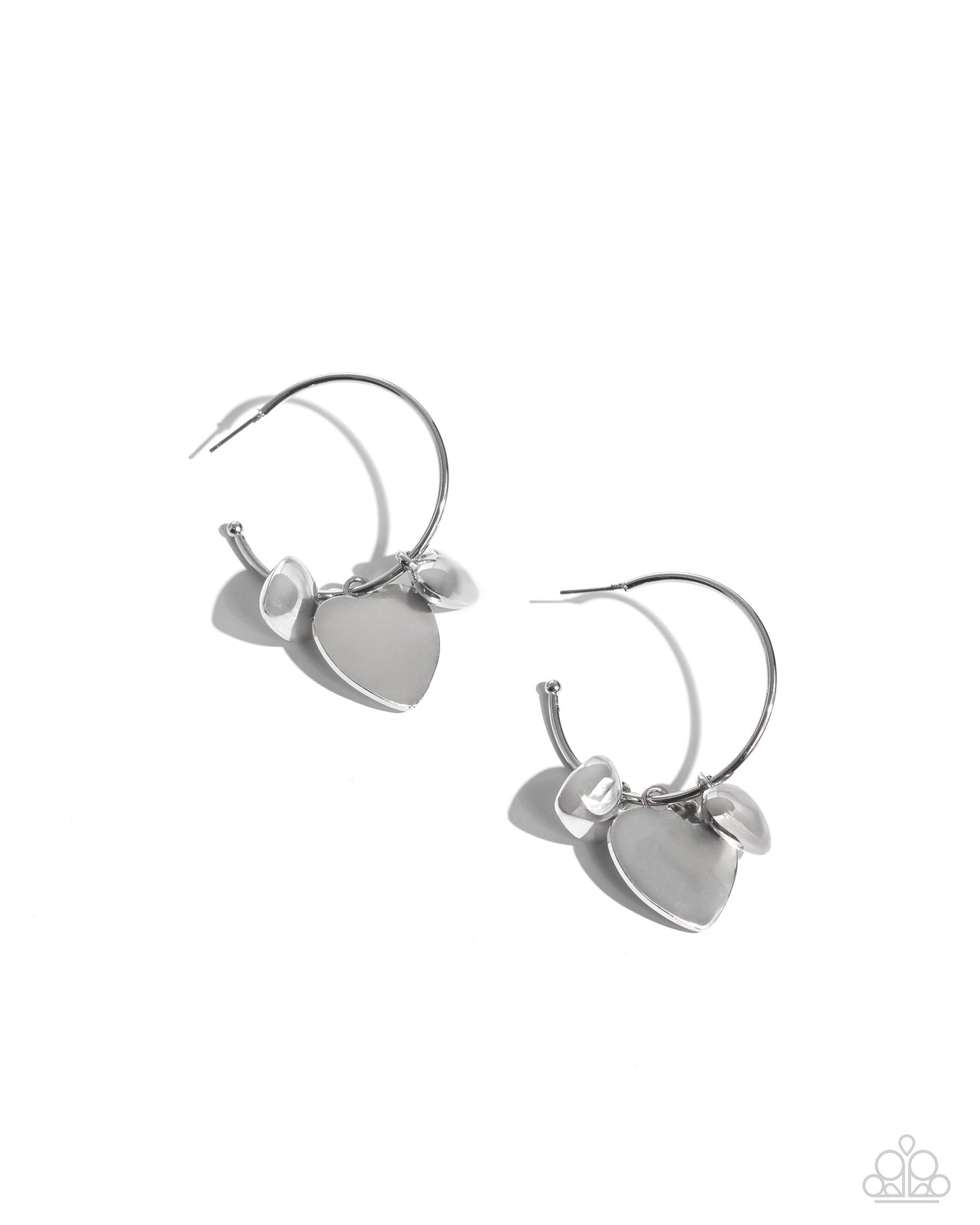 Casually Crushing - Hearts - Silver