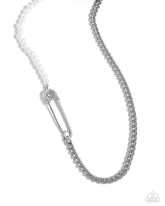Safety Pin Style - Silver