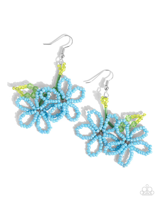 Beaded Blooms - Blue