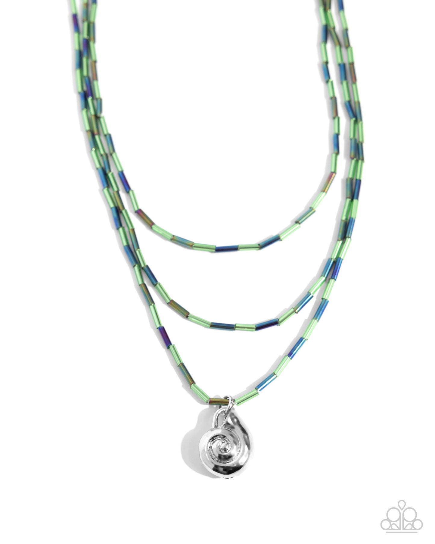Spiral Safari - Multi Blue & Green