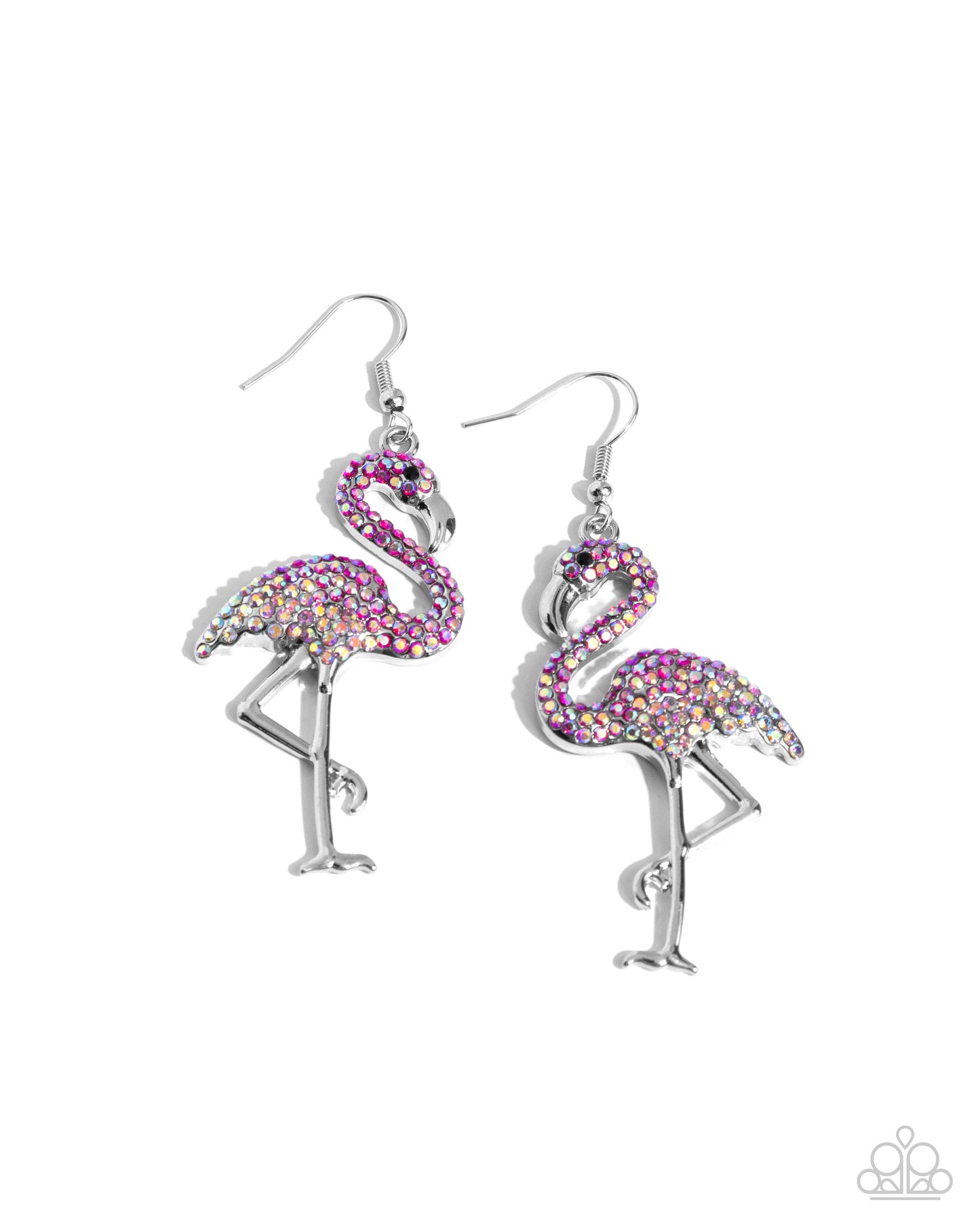 Flamingo Flourish - Iridescent - Pink