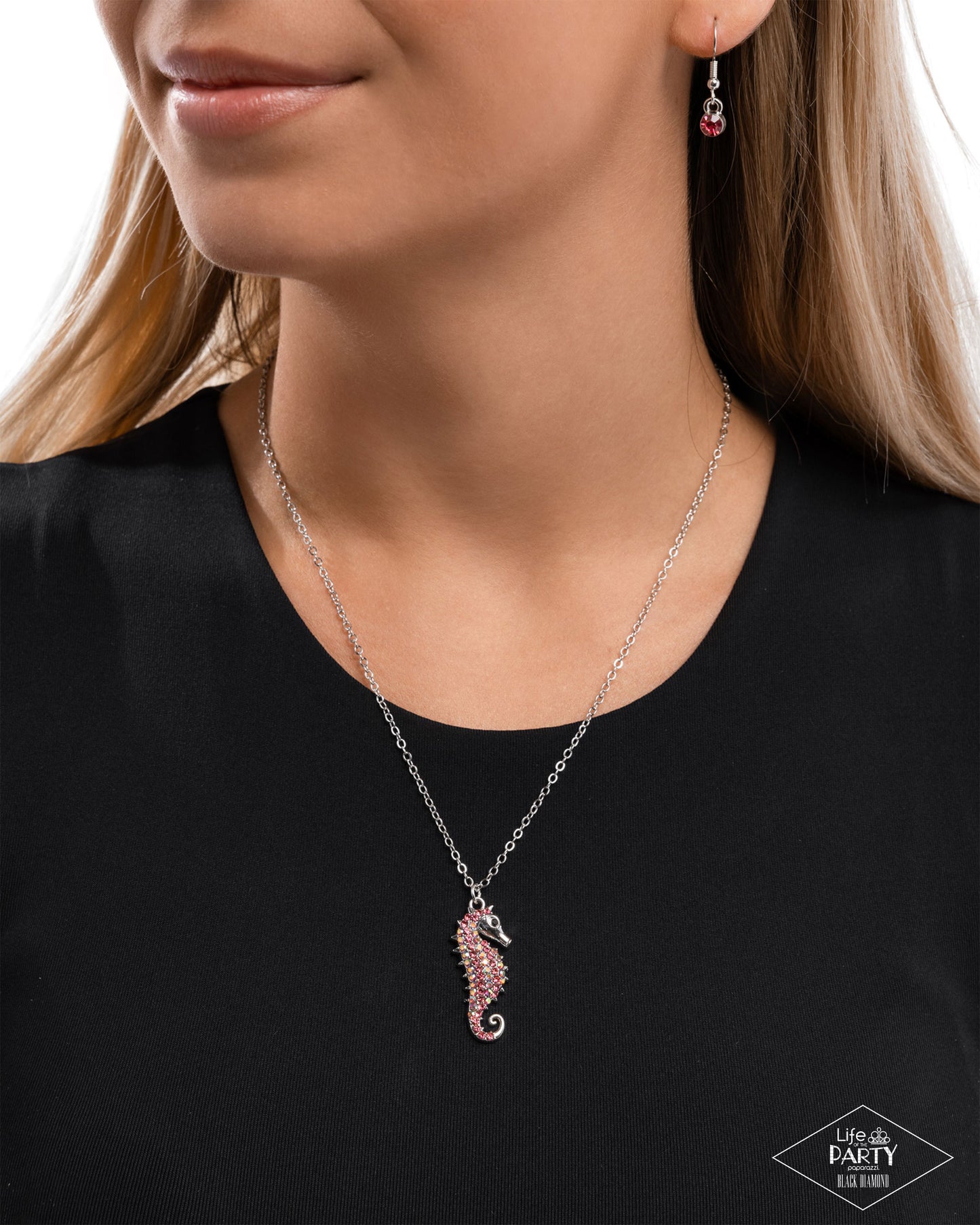Seahorse Sailor - Iridescent - Pink