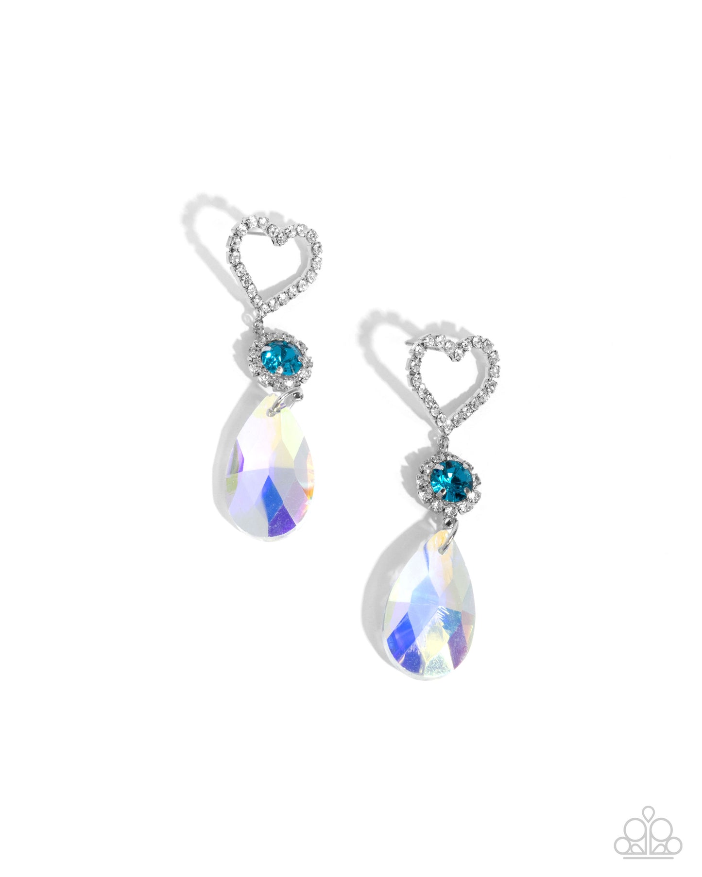 Faceted Frenzy - Iridescent - Blue