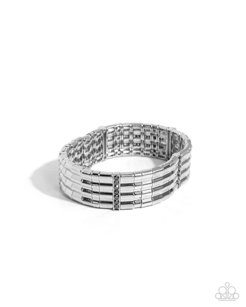 Glistening Getaway - Hematite - Silver
