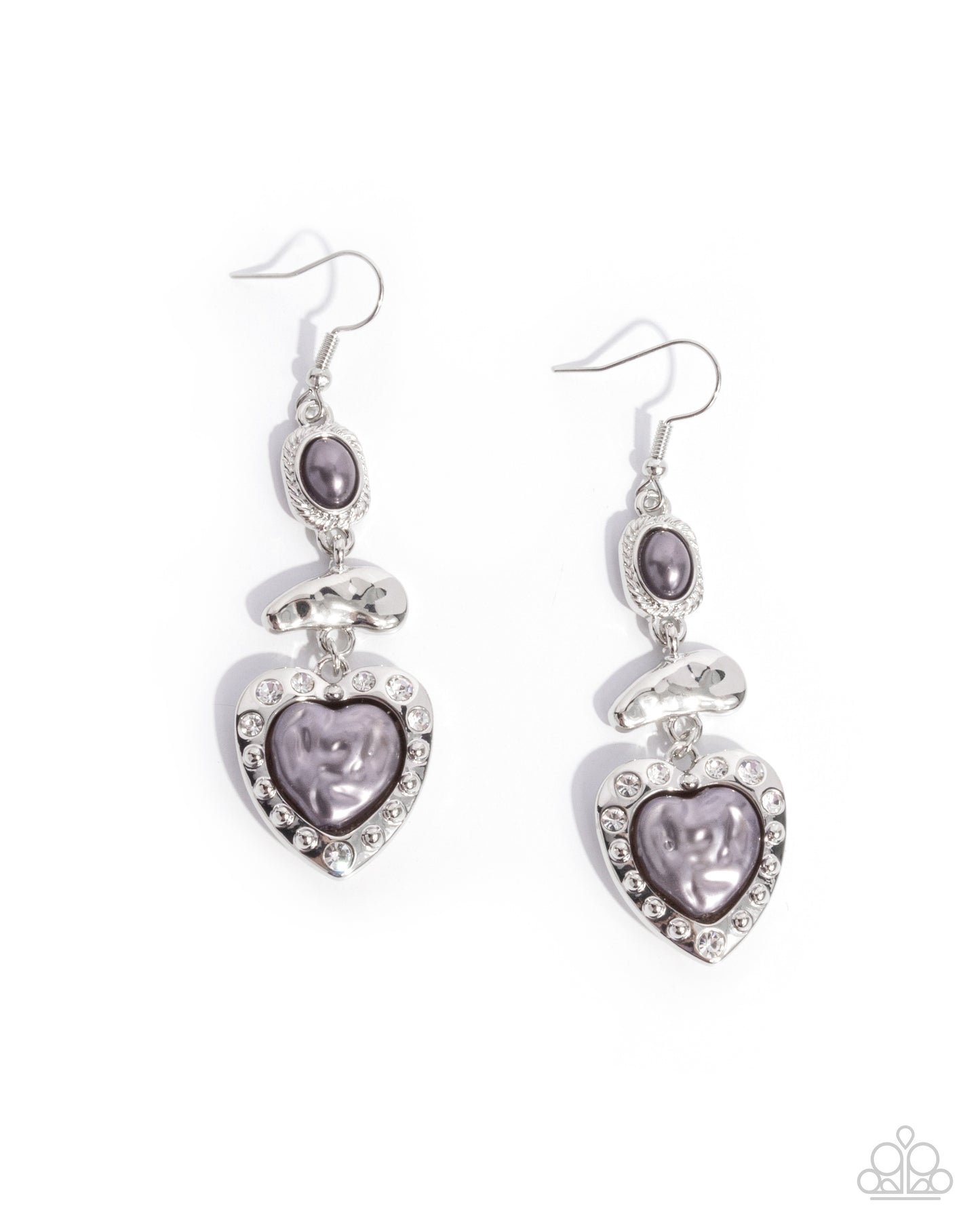 Feminine Feature - Hearts - Silver