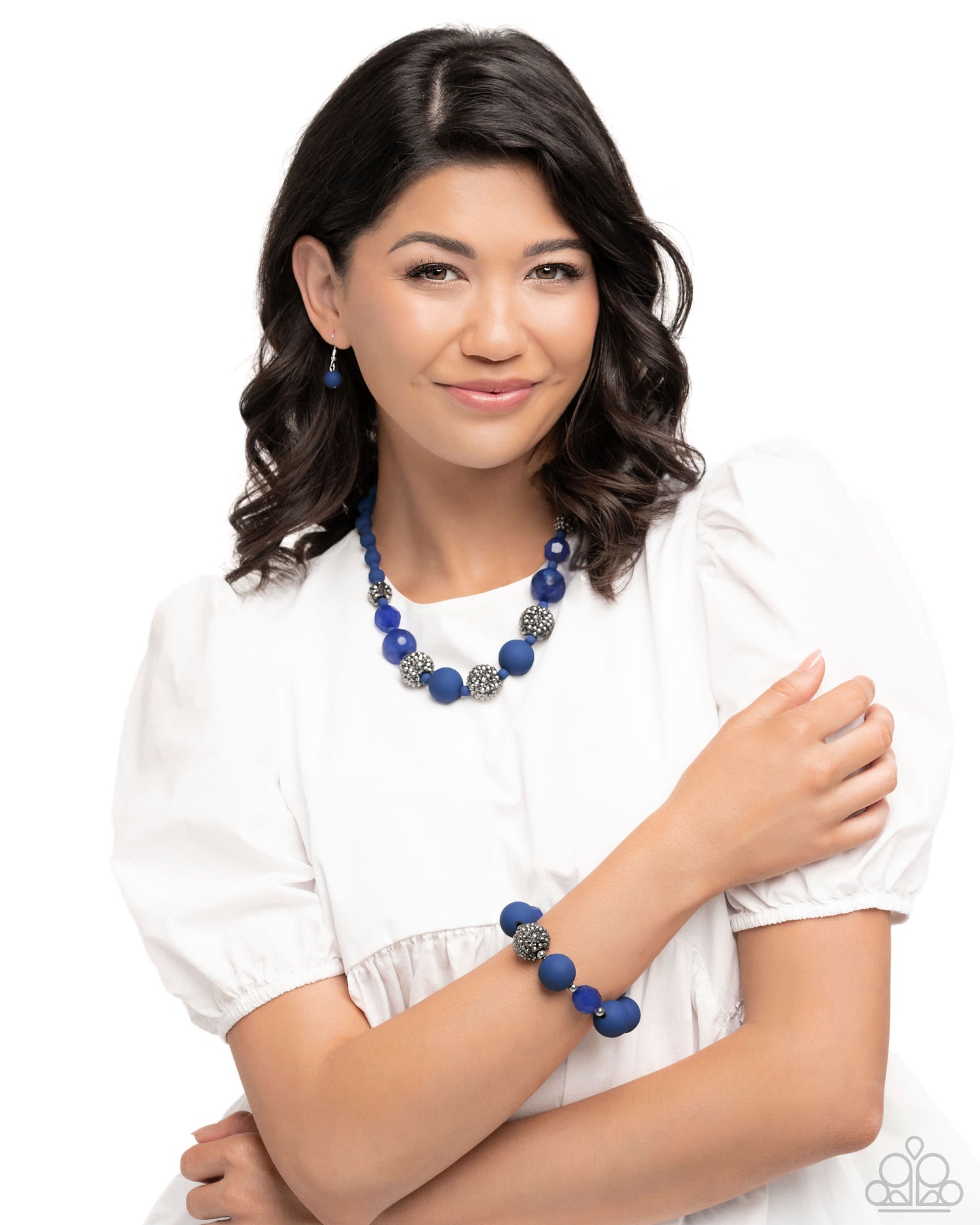 Hematite Hallmark - Sets- Complete Look - Blue/Gray