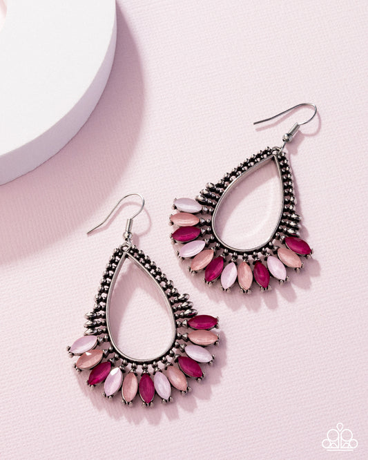 Pronged Pattern - Pink