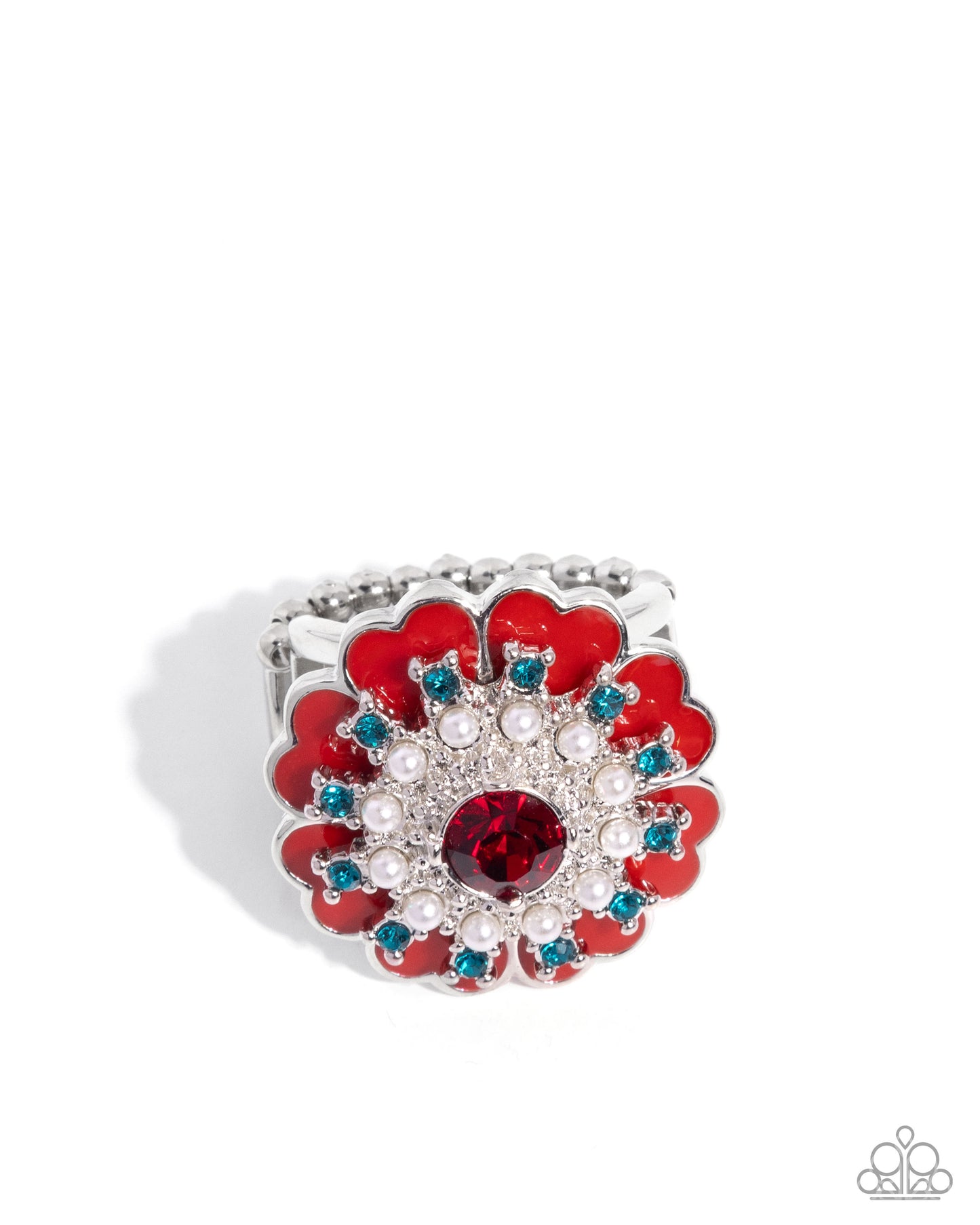 Gallery Glitz - Multi - Red