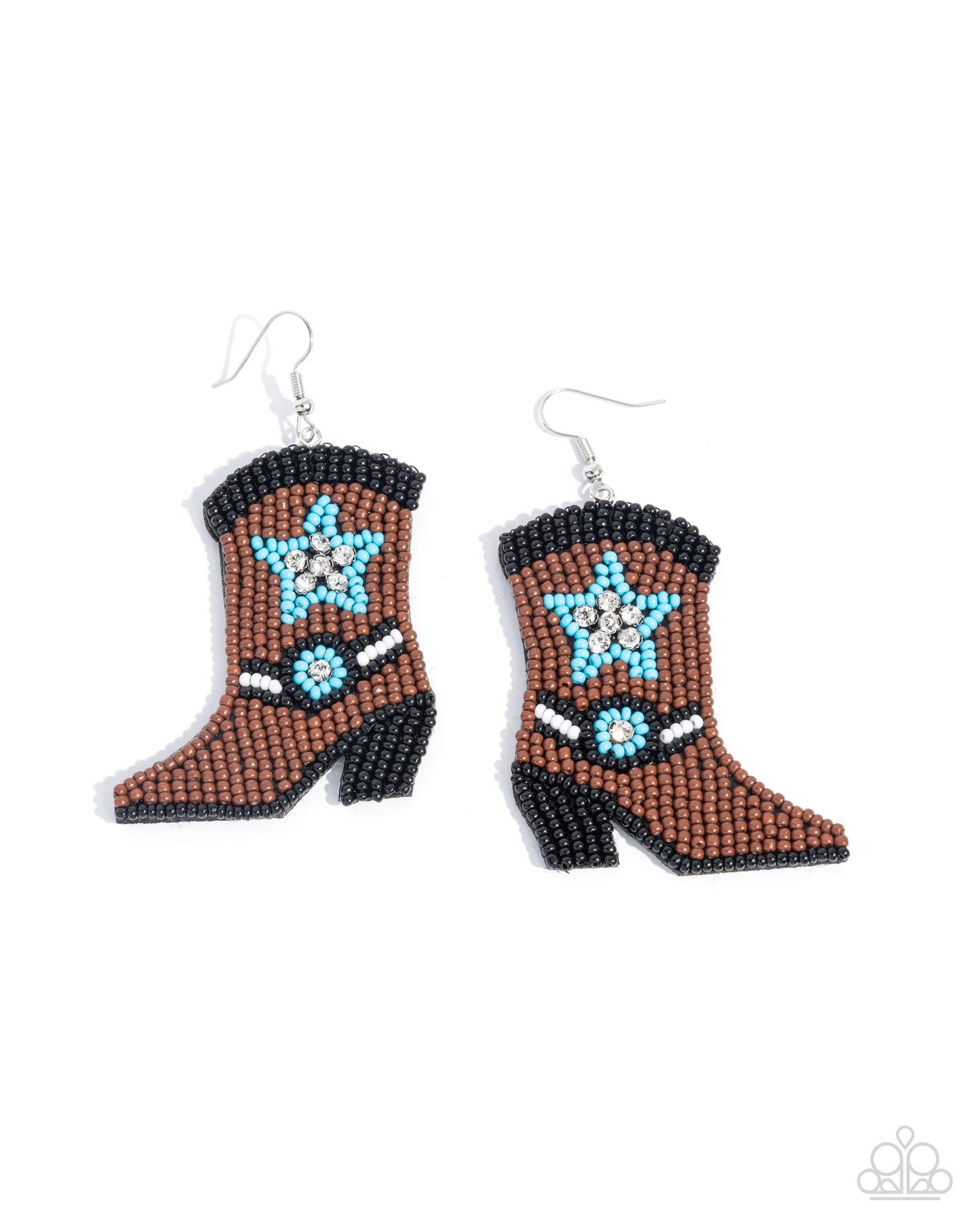 Beaded Boot - Multi - Brown