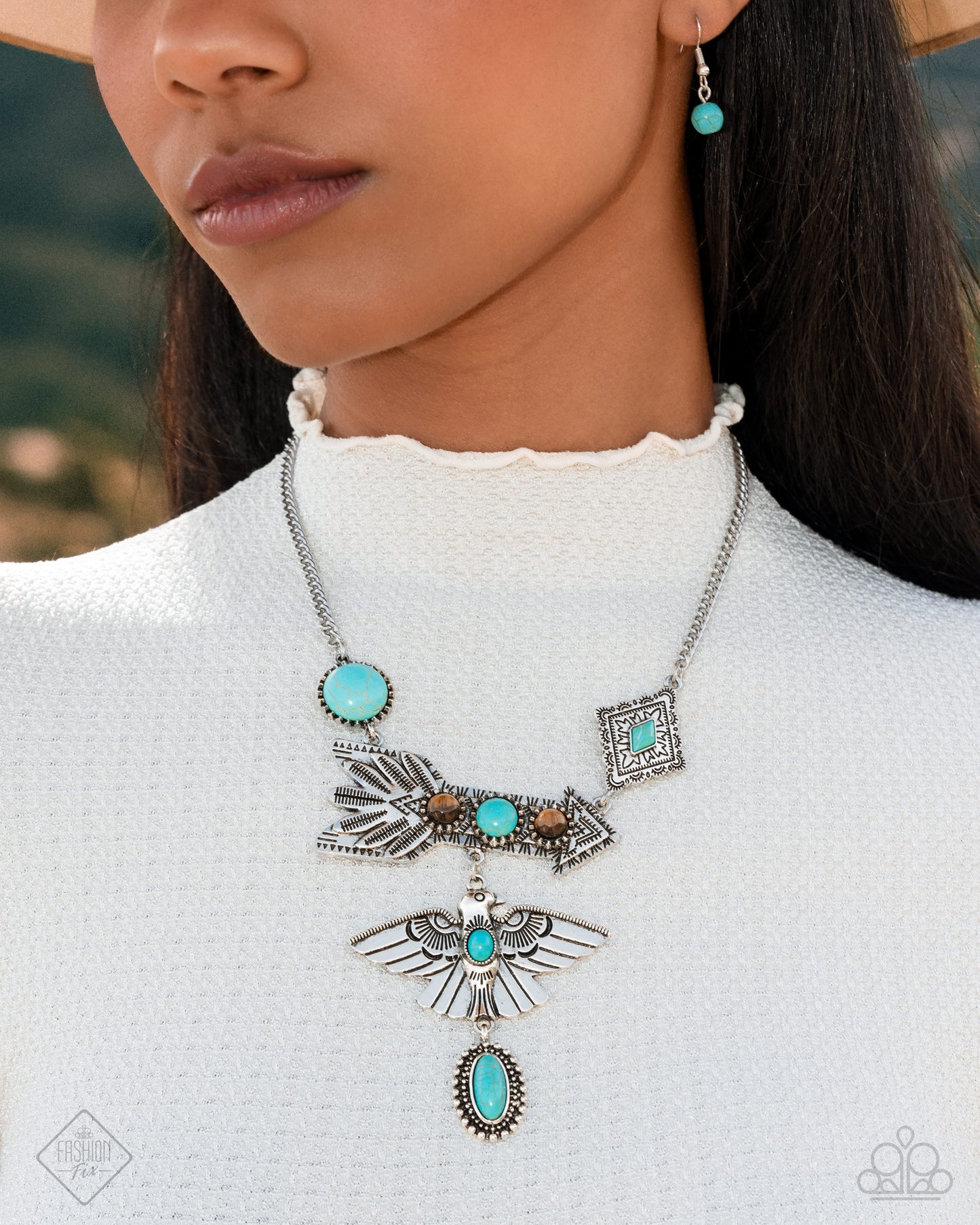 Earthy Expose - Multi - Blue