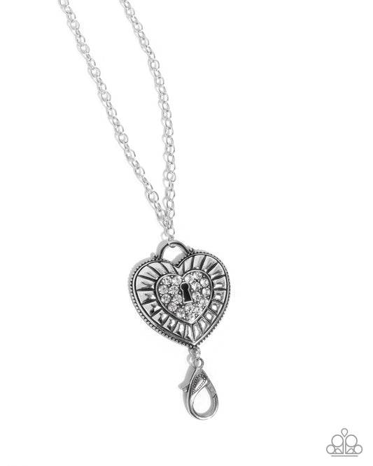 Panoramic Padlock - Lanyards - Silver