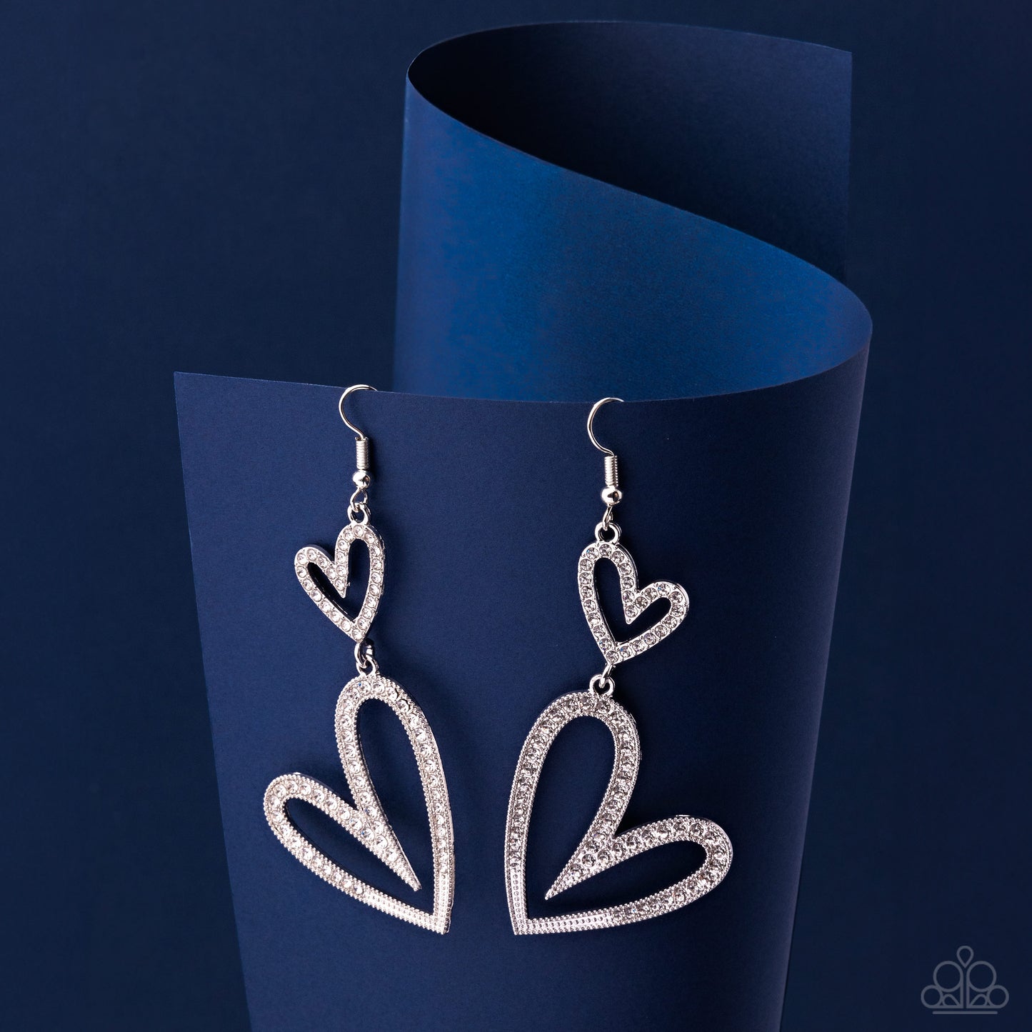 Power Couple - Hearts - Silver