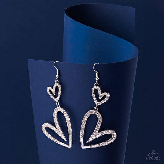 Power Couple - Hearts - Silver