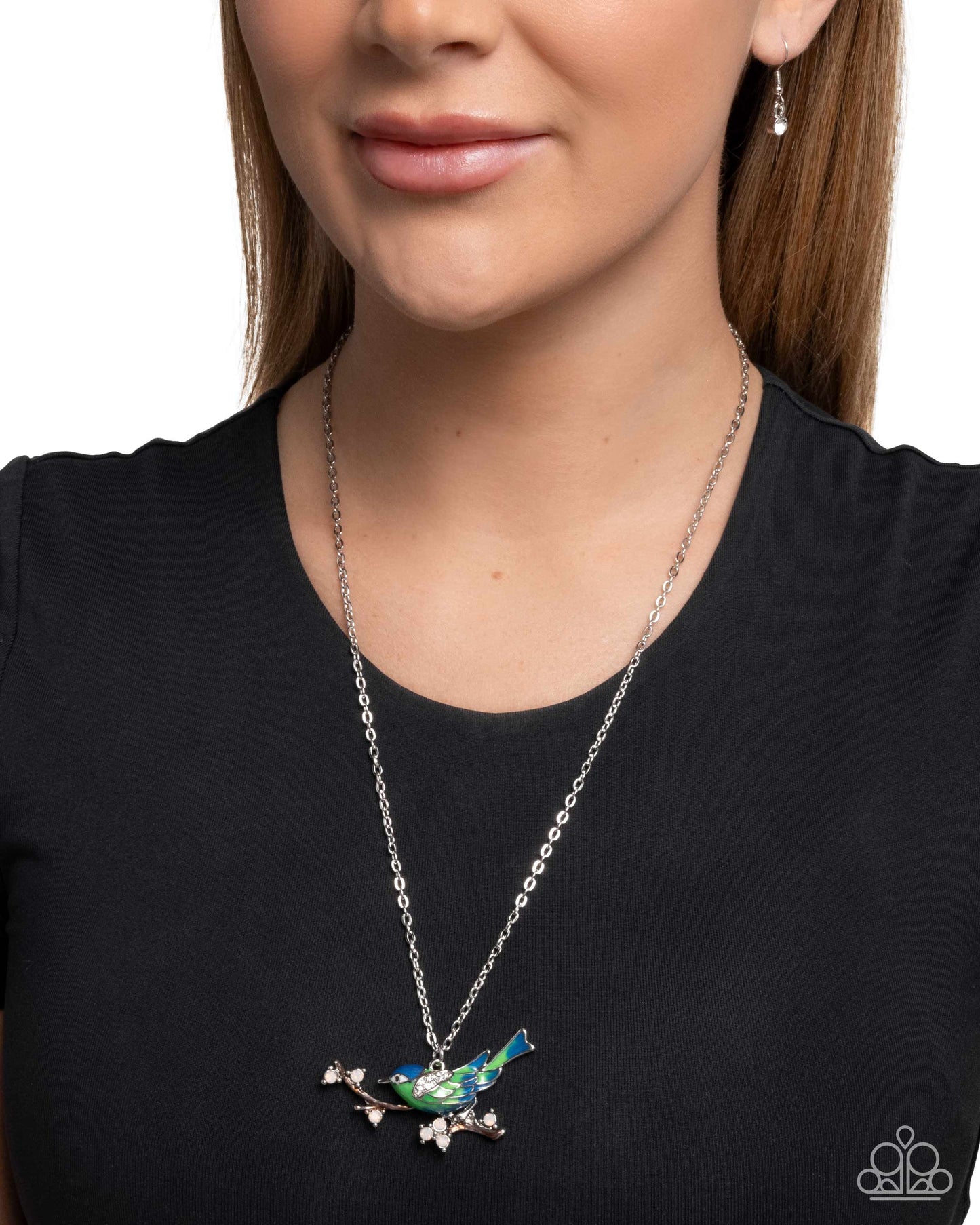 Painted Perch - Multi - Blue