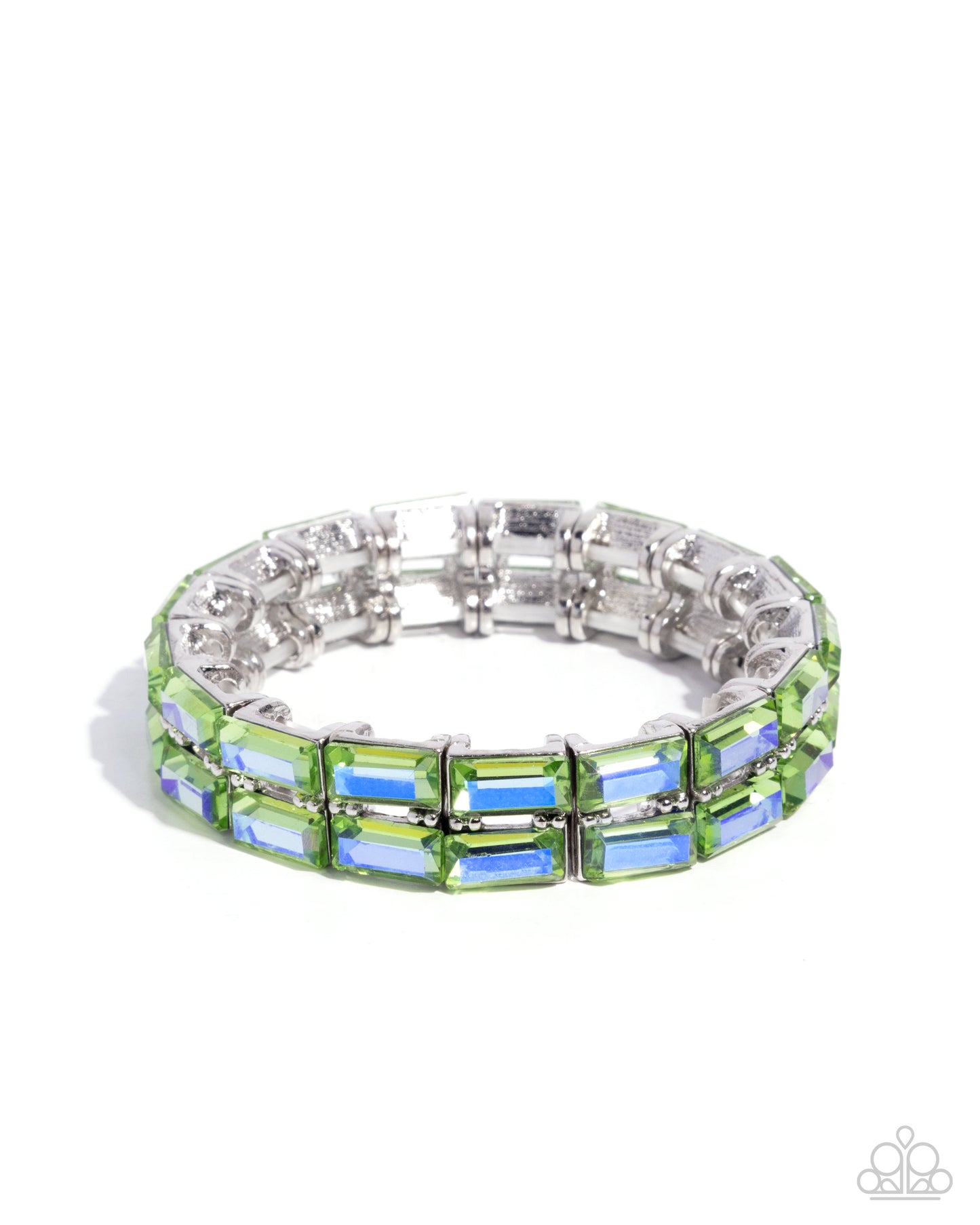 Symmetrical Statement - Iridescent - Green
