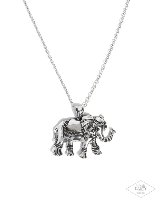 Elaborate Elephant - Silver