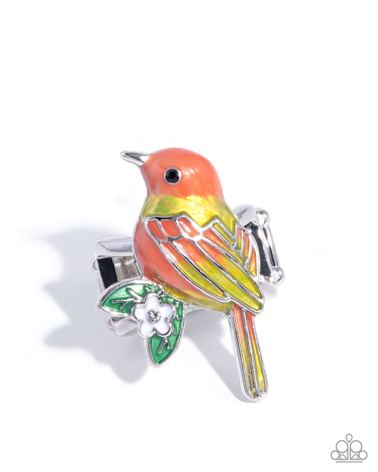 Nestled Nightingale - Multi - Yellow