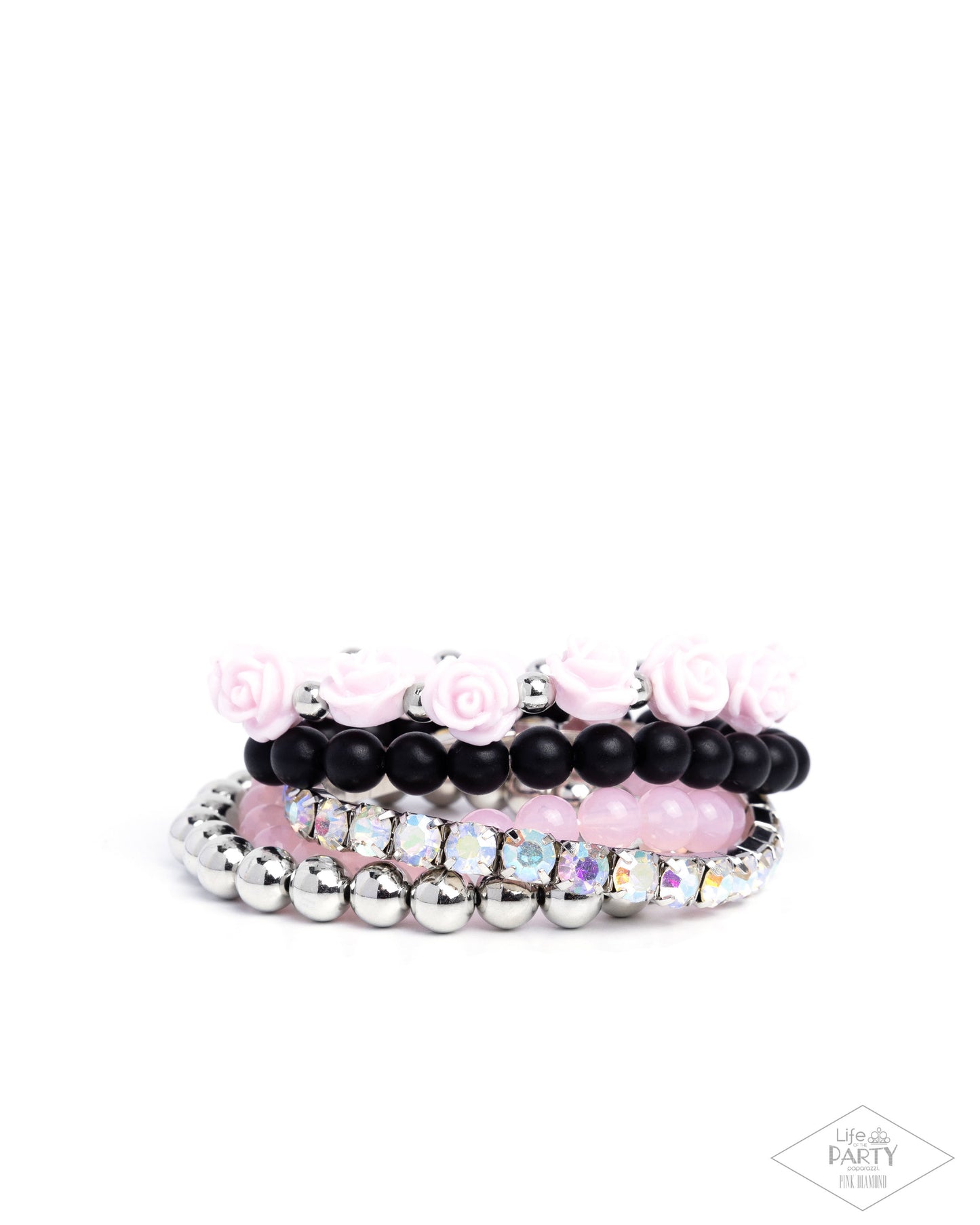 Rose Garden Grandeur - Iridescent - Pink