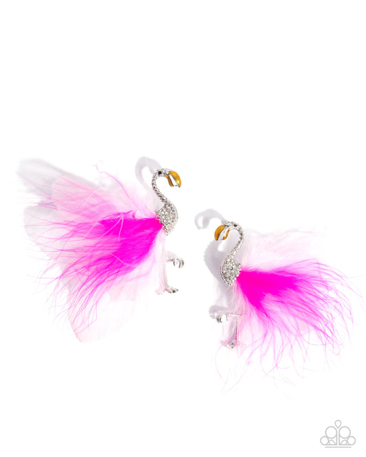Feathered Flamingo - Pink
