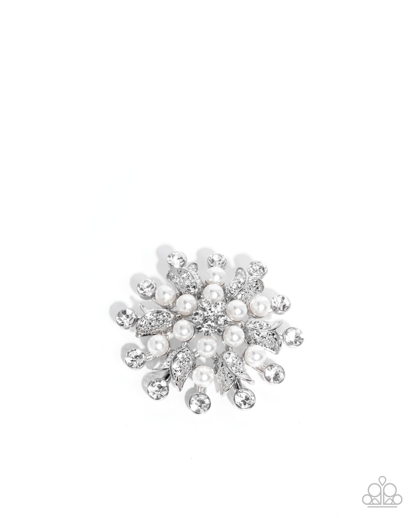 Pearly Prologue - Brooch - White
