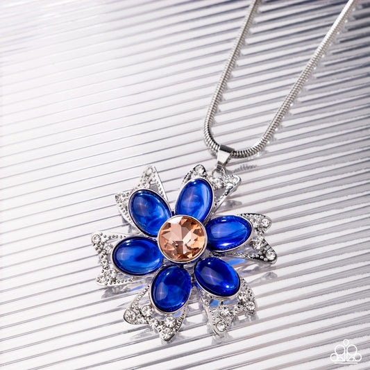 Floral Figurehead - Multi - Blue