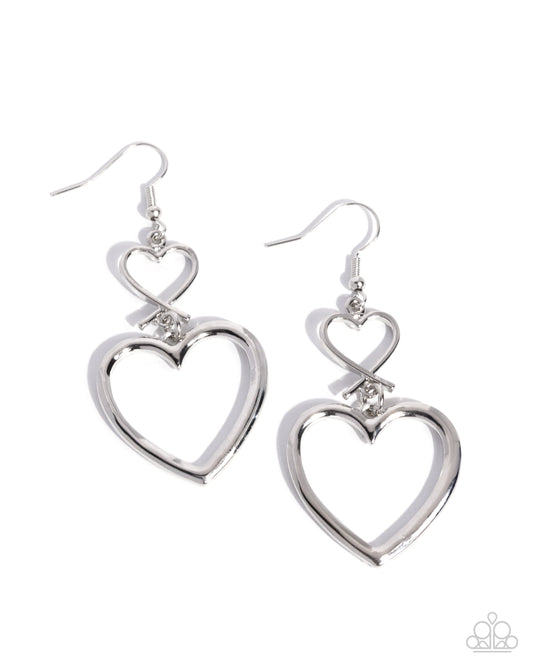 Sweetheart Symmetry - Hearts - Silver