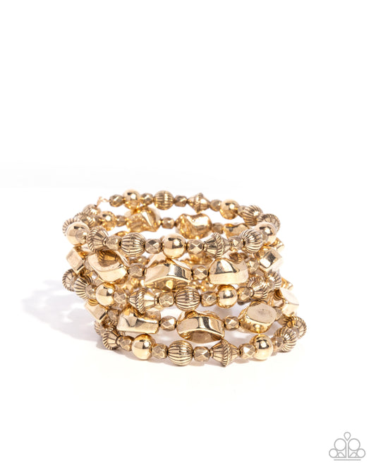 Monochromatic Mosaic - Gold
