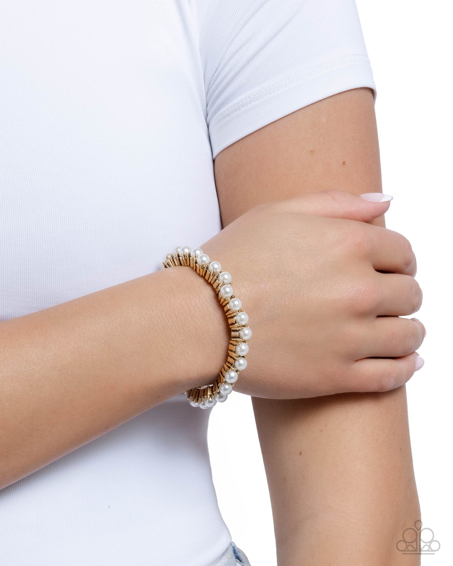 Principal Pearls -White - Gold