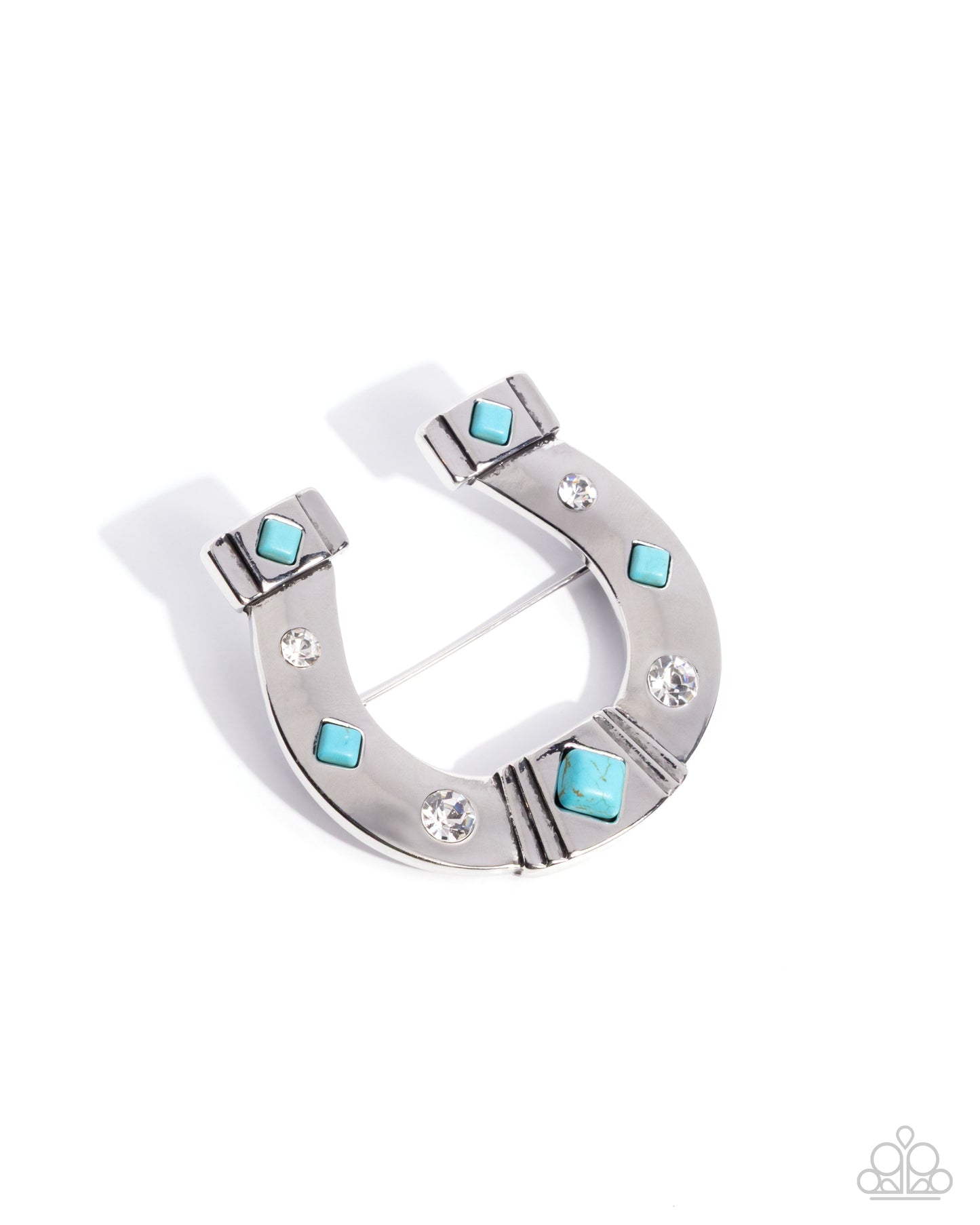 Horseshoe Horizon - Brooches - Blue