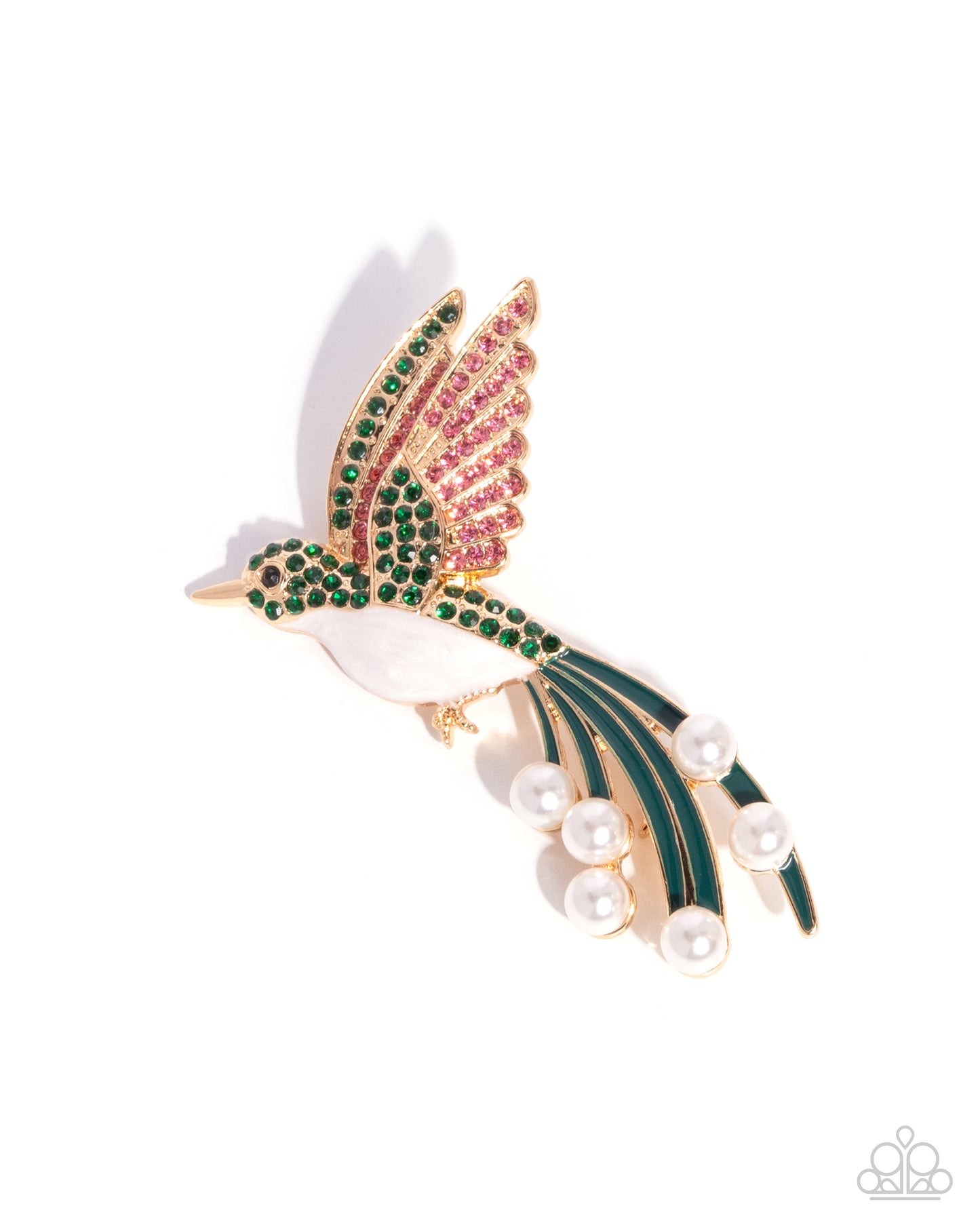 Hummingbird Homage -Brooches - Green