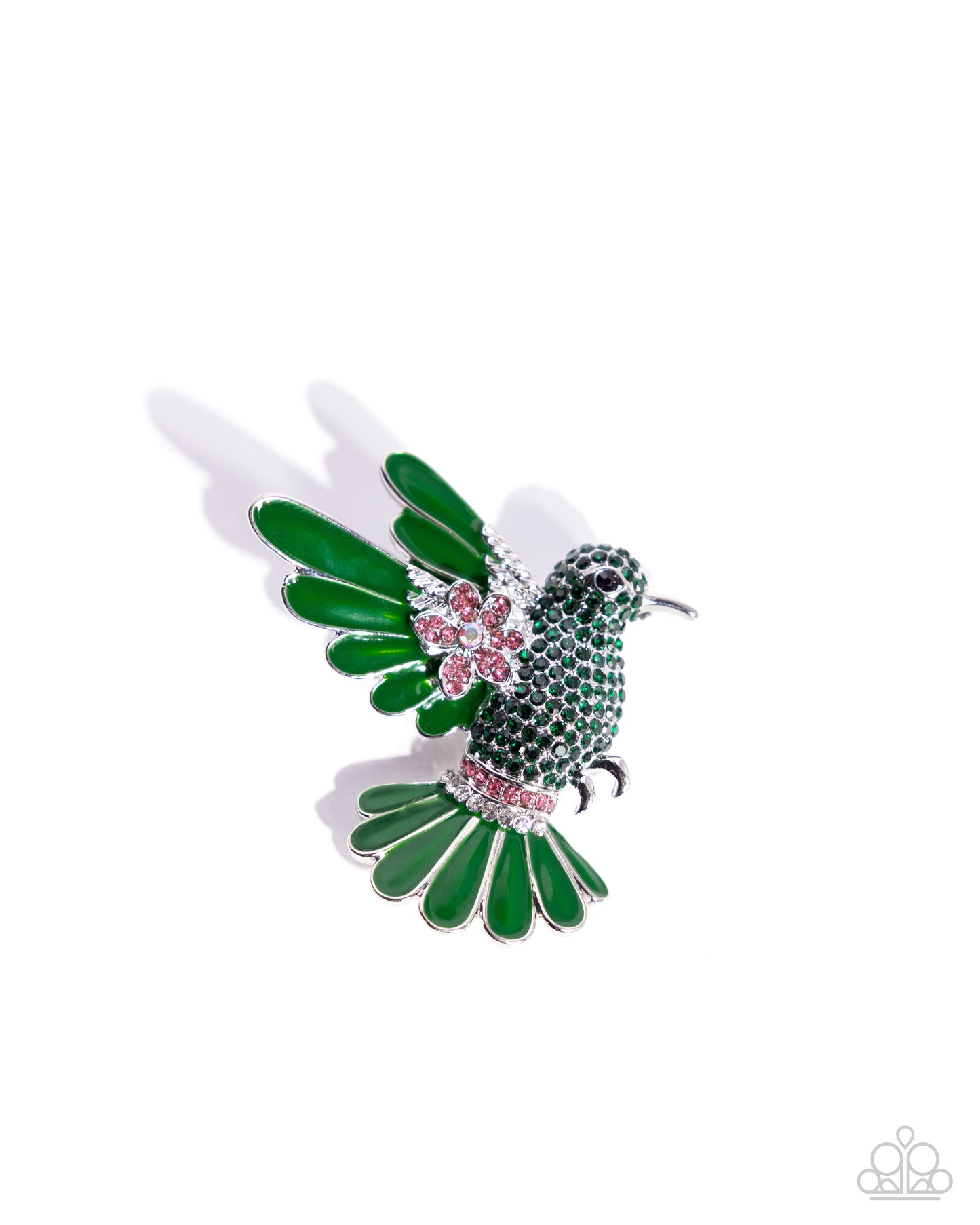 Hummingbird Heirloom - Brooches - Green