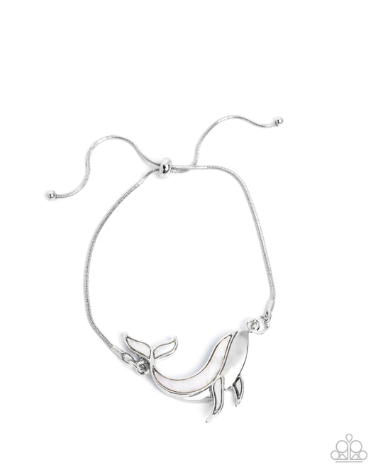Whimsical Whale - Silver