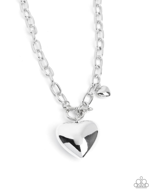 Heartfelt Hangout - Hearts - Silver