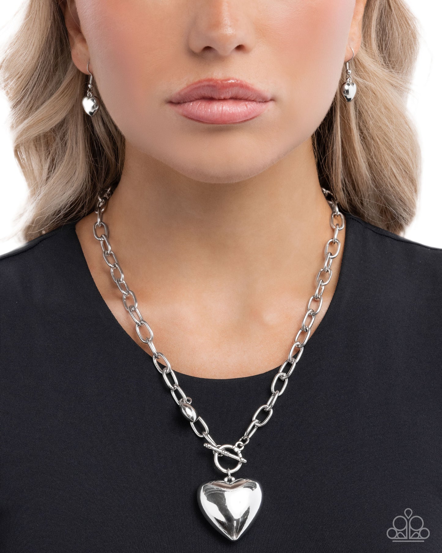 Heartfelt Hangout - Hearts - Silver