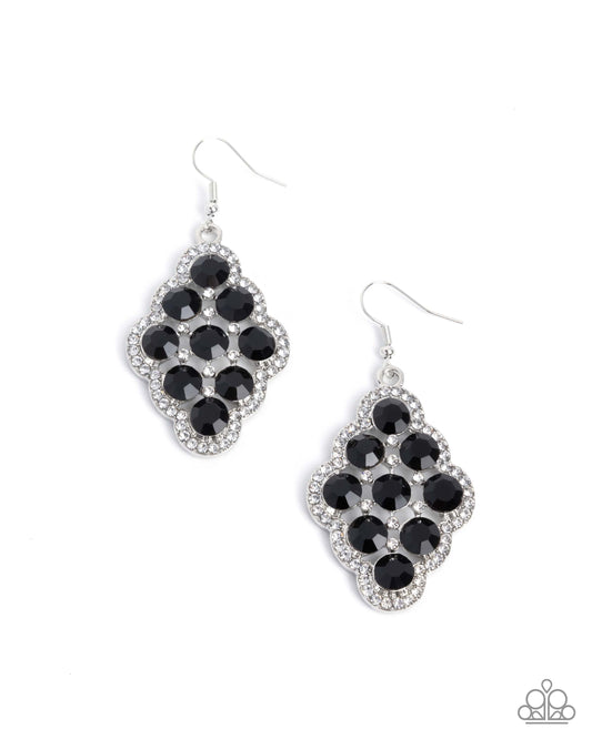 Scalloped Shimmer - Black