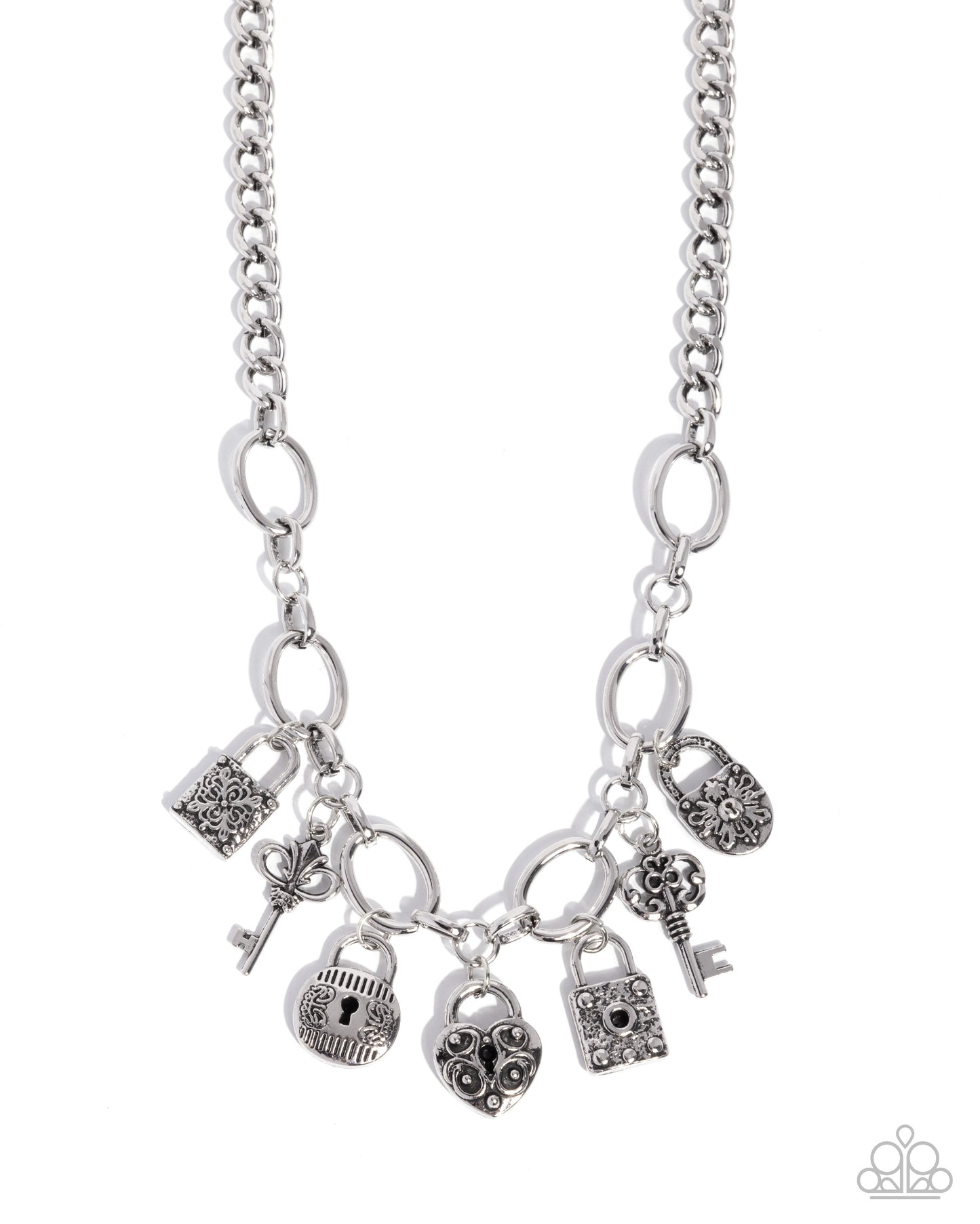 Padlock Pairing - Silver