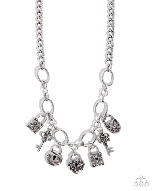 Padlock Pairing - Silver