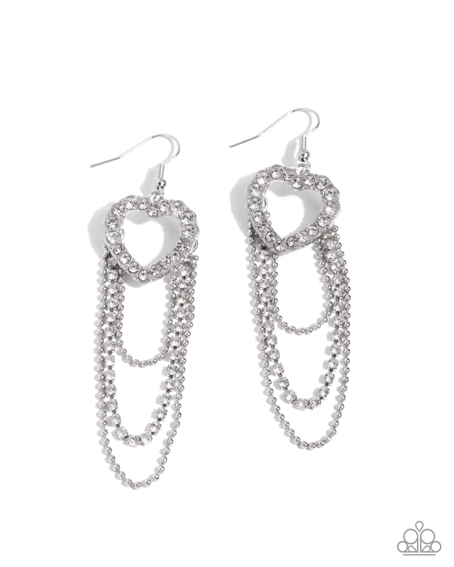 Haute Hangout - Hearts - Silver