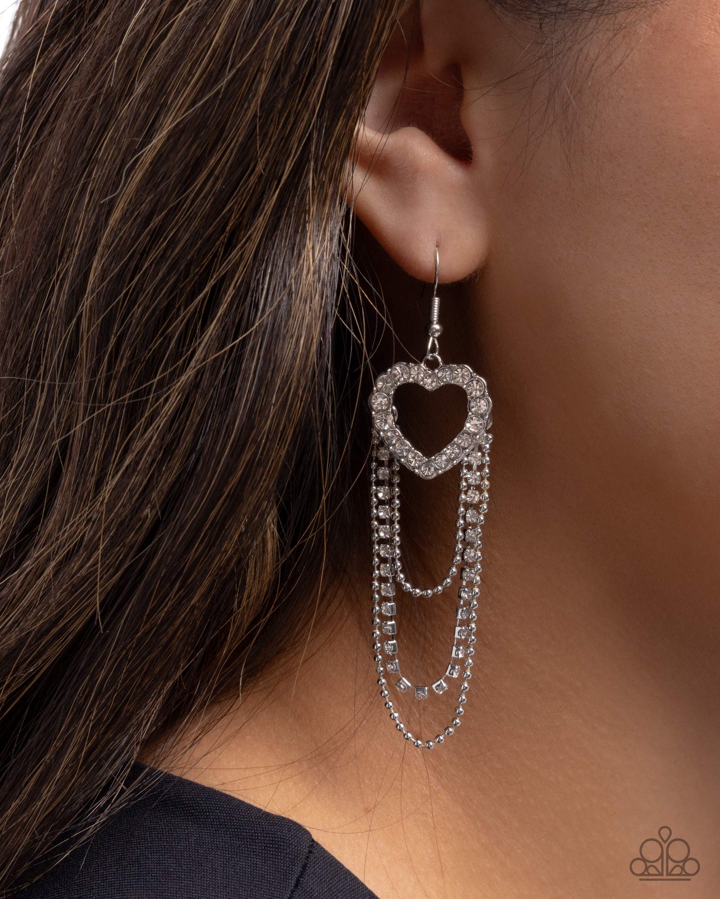 Haute Hangout - Hearts - Silver
