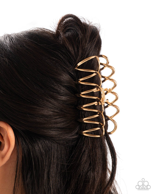 Scalloped Showstopper - Hair Accessories - Gold