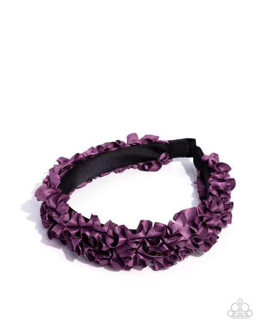 Ruffled Recruit - Hair accessories - Purple